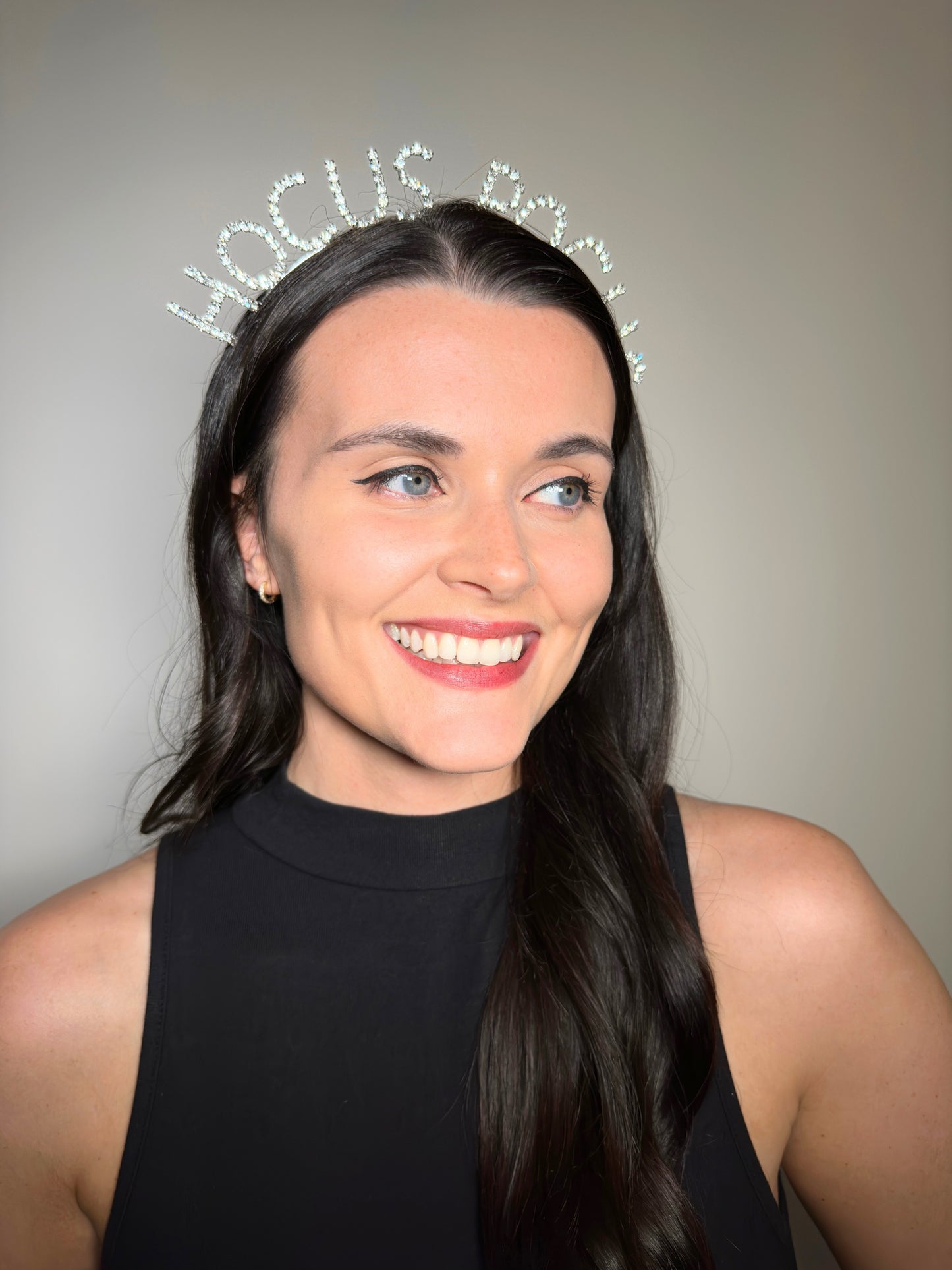 halloween costumer headband with Hocus Pocus writing