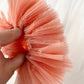 Bridesmaids Tulle Oversized XXL Scrunchie coral