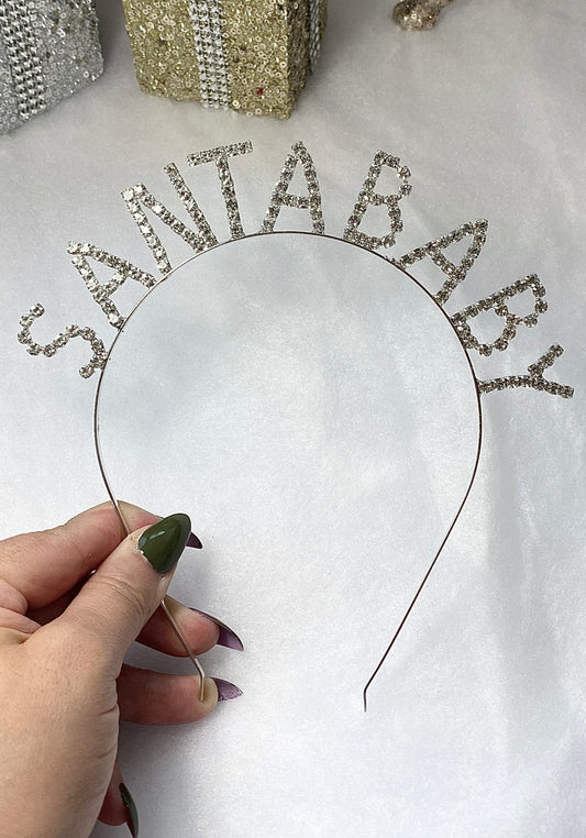 Christmas Headband - Santa Baby