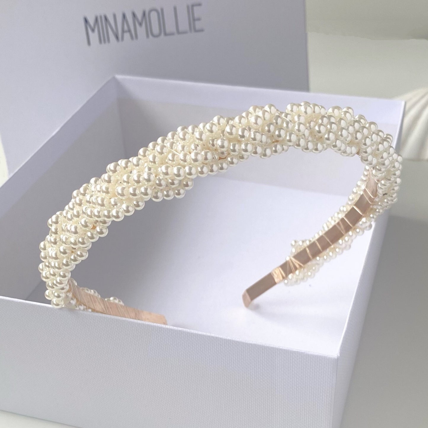 Pearl Bridal Headband 