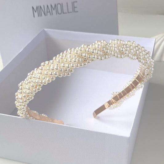 Pearl Bridal Headband 