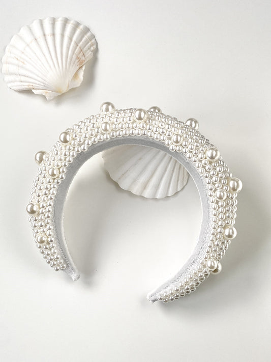 Pearl Padded Bridal Headband