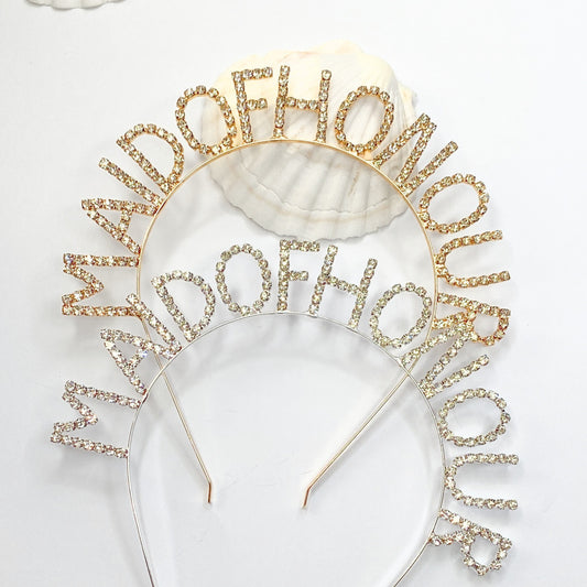 Maid of Honour Gift Diamanté Headband
