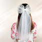 Hen party bow veil with pearls