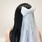 Bow Veil with Pearl Embellishment