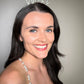 wifey rhinestone headband in silver