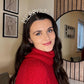 Christmas Crown in Gold with Merry Xmas Lettering. one size, sparkly diamante designs