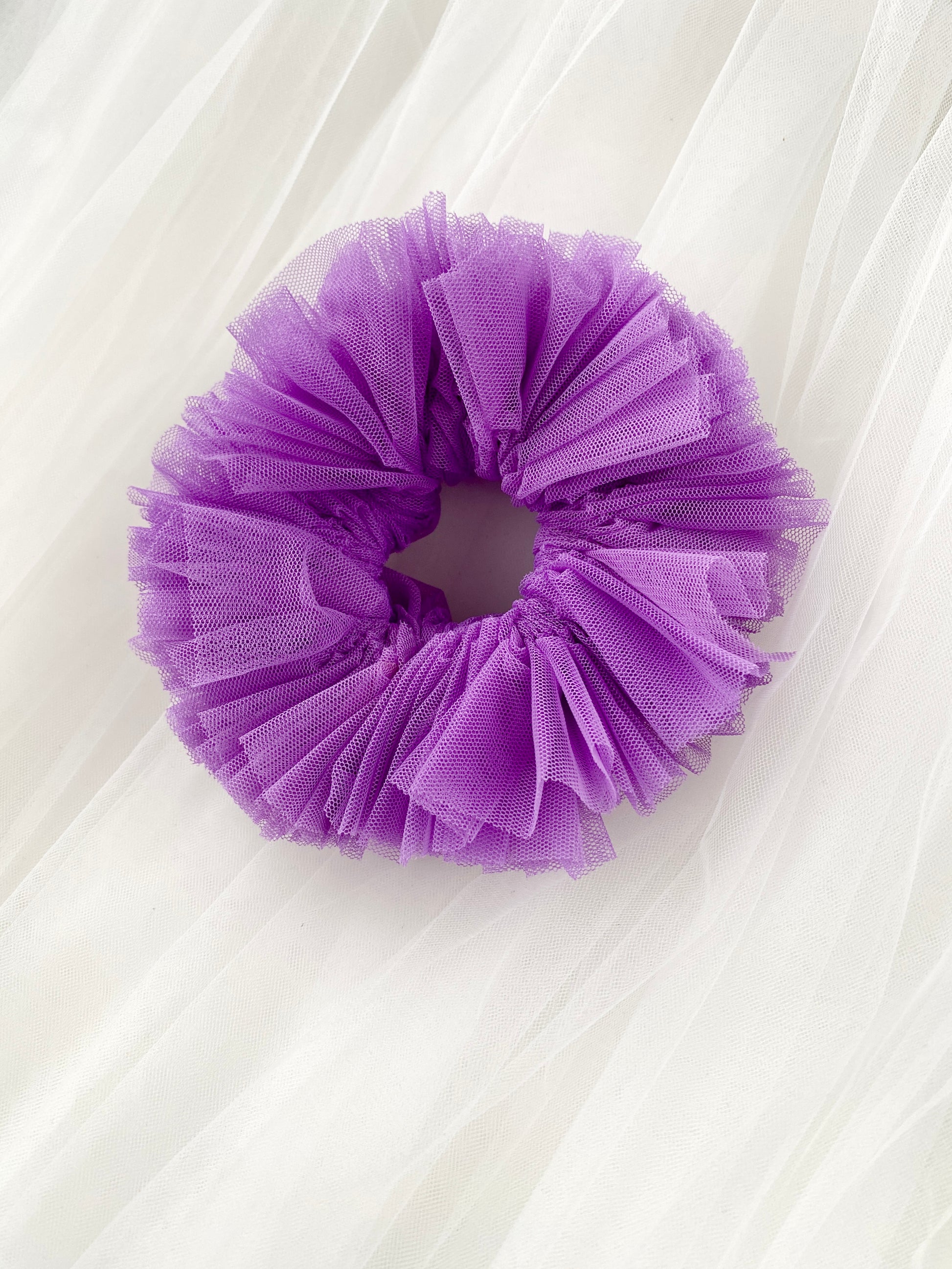 Bridesmaids Tulle Oversized XXL Scrunchie Orchid