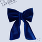 Handmade Velvet Hair Bow Barrette Clip