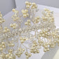 wedding hair vine with pearls and crystals, Minamollie design