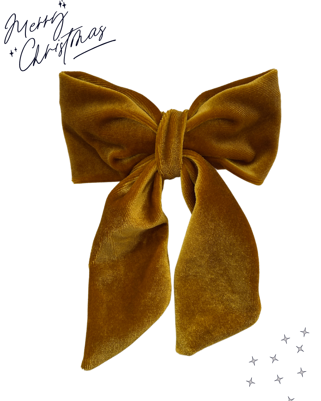 Velvet Hair Bow Clip