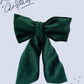 Handmade Velvet Hair Bow Barrette Clip