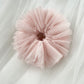 Pearl Pink Bridesmaids Tulle Oversized XXL Scrunchie